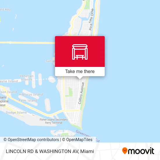 LINCOLN RD & WASHINGTON AV map