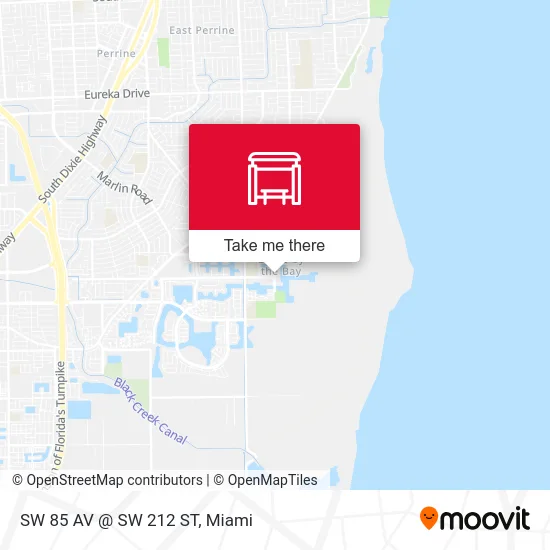 SW 85 AV @ SW 212 ST map