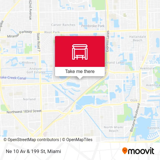 Ne 10 Av & 199 St map