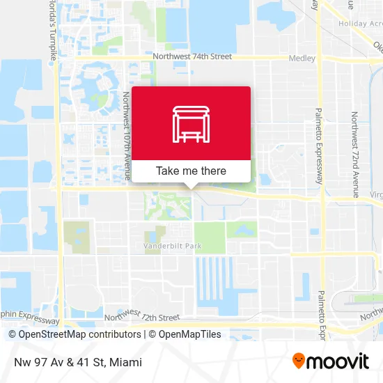 Nw 97 Av & 41 St map
