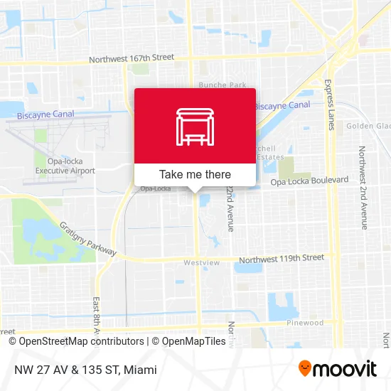 Mapa de NW 27 AV & 135 ST