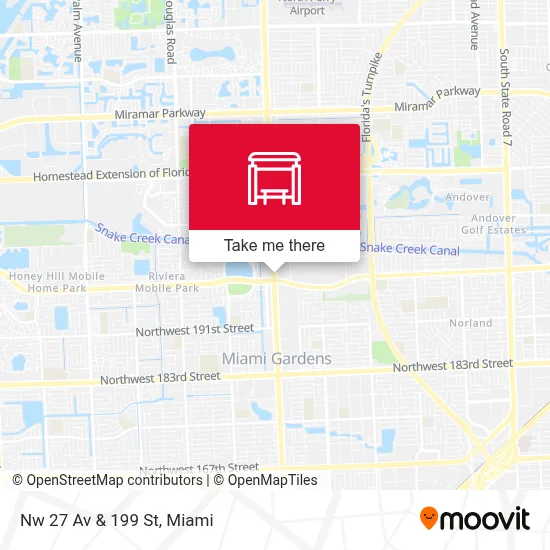 Nw 27 Av & 199 St map