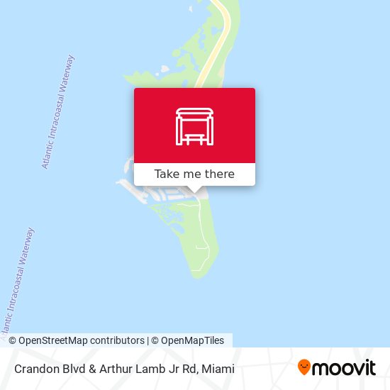 Mapa de Crandon Blvd & Arthur Lamb Jr Rd