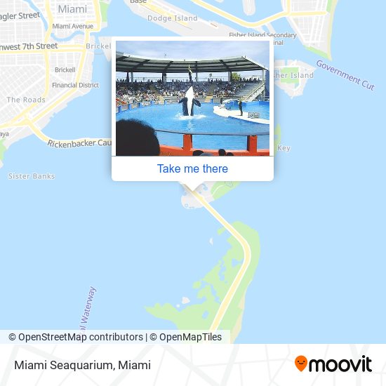 Mapa de Miami Seaquarium