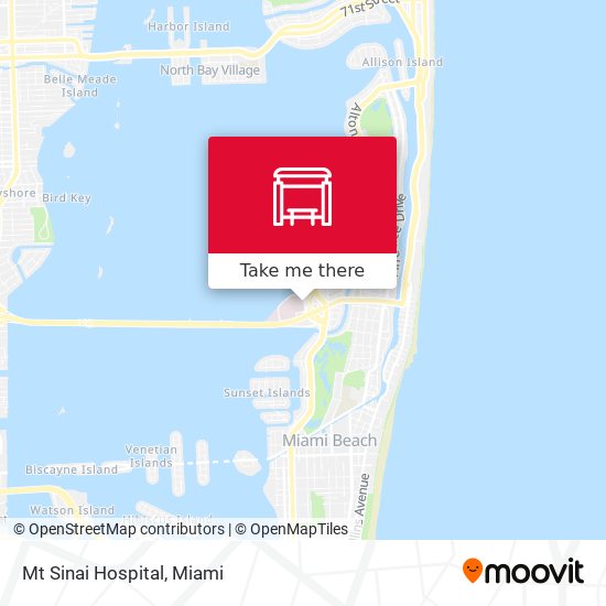 Mapa de Mt Sinai Hospital