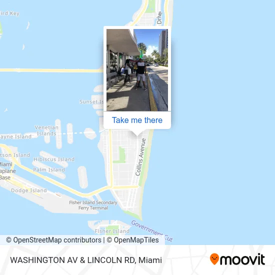 WASHINGTON AV & LINCOLN RD map