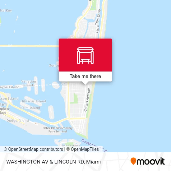 WASHINGTON AV & LINCOLN RD map