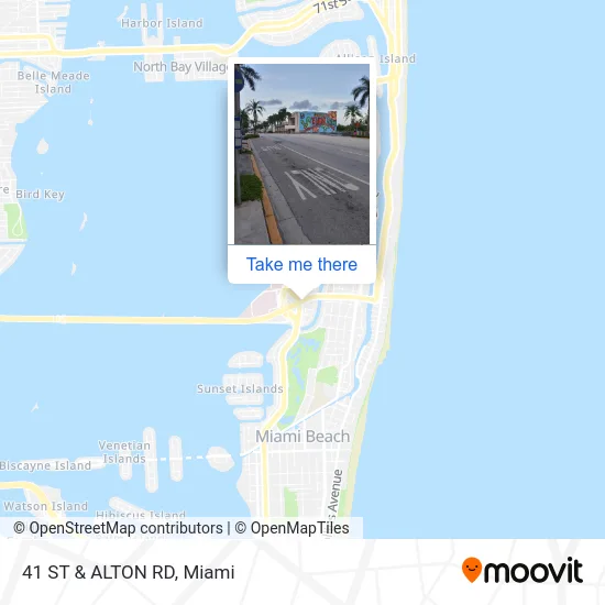41 ST & ALTON RD map