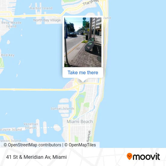 41 St & Meridian Av map