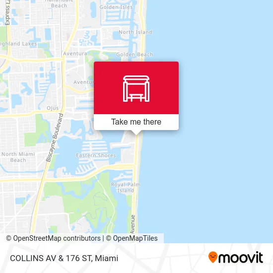 Mapa de COLLINS AV & 176 ST