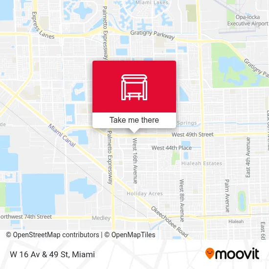 W 16 Av & 49 St map