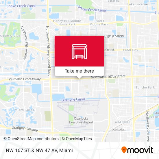 Mapa de NW 167 ST & NW 47 AV
