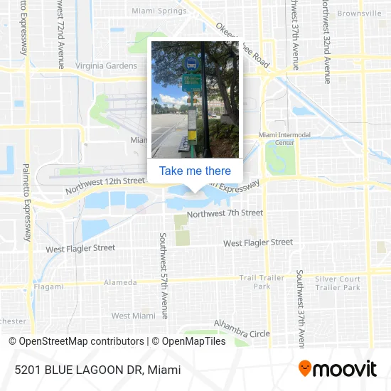 5201 BLUE LAGOON DR map