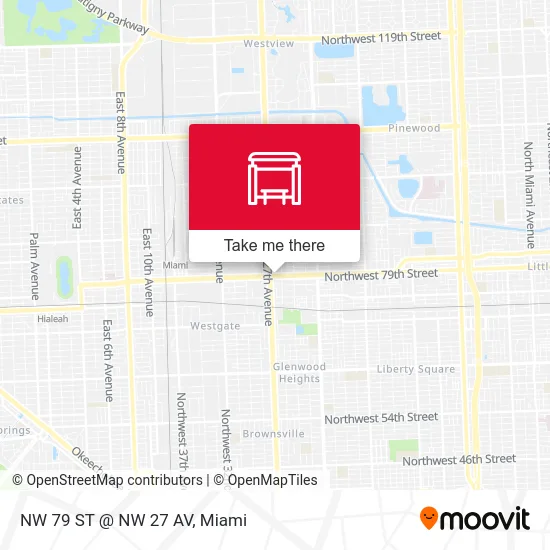 Mapa de NW 79 ST @ NW 27 AV