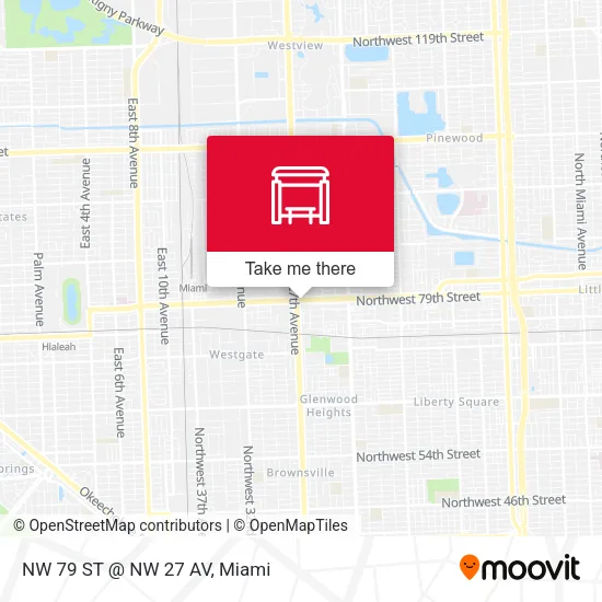 Mapa de NW 79 ST @ NW 27 AV
