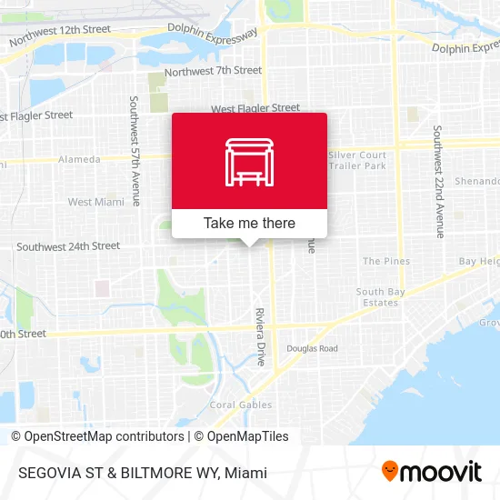 Mapa de SEGOVIA ST & BILTMORE WY