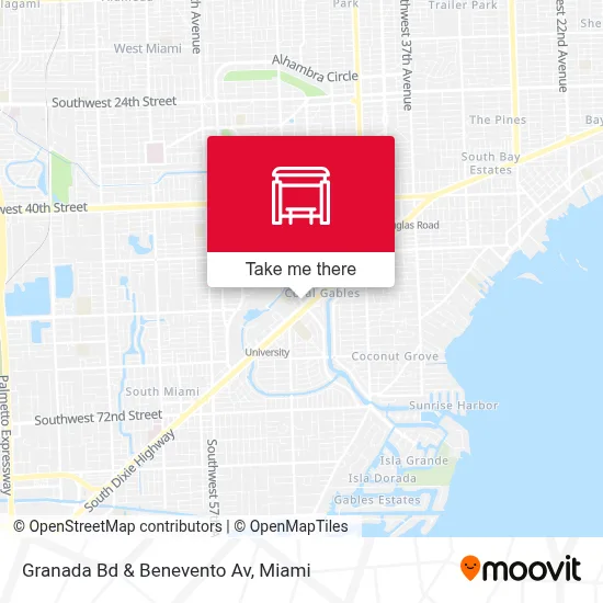 Granada Bd & Benevento Av map