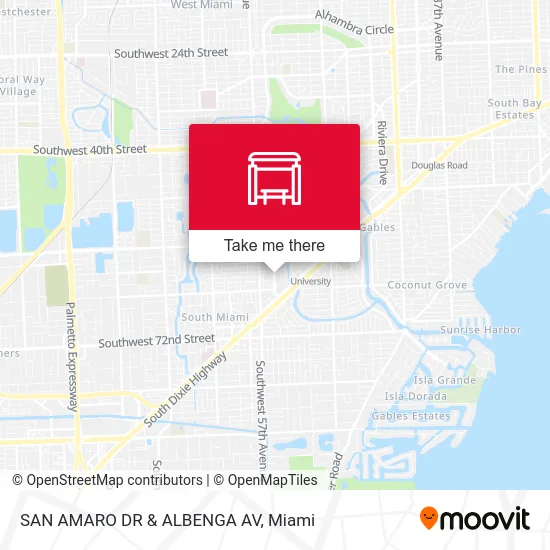 Mapa de SAN AMARO DR & ALBENGA AV