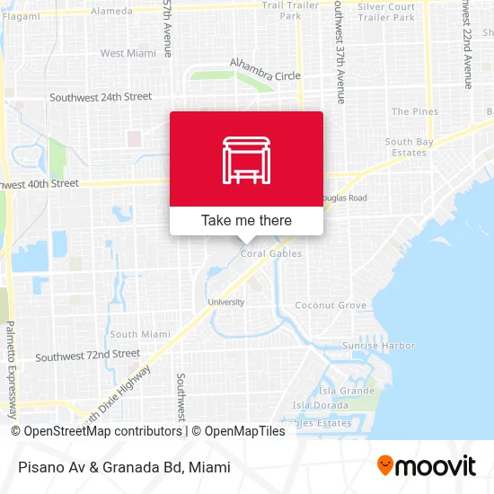 Pisano Av & Granada Bd map