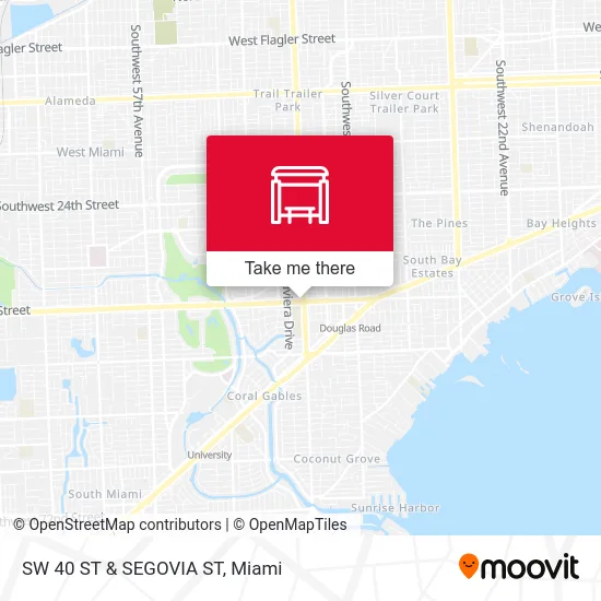 Mapa de SW 40 ST & SEGOVIA ST