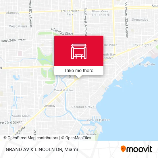GRAND AV & LINCOLN DR map