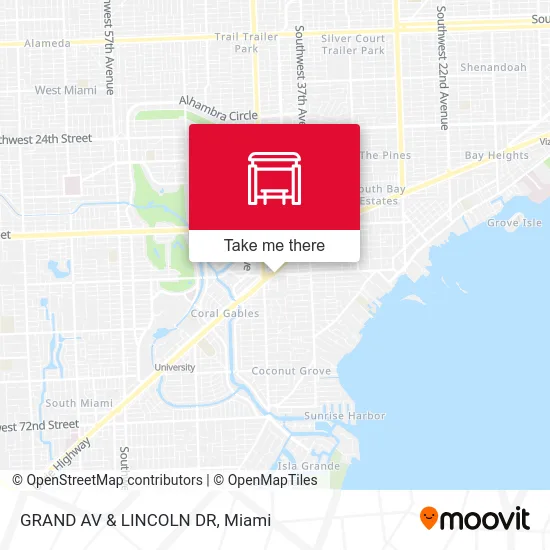 GRAND AV & LINCOLN DR map