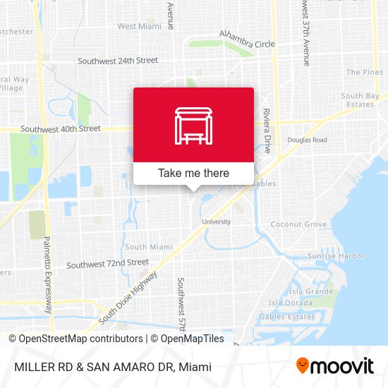 Mapa de Miller Rd & San Amaro Dr