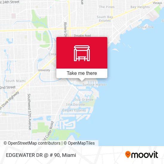 Mapa de EDGEWATER DR @ # 90
