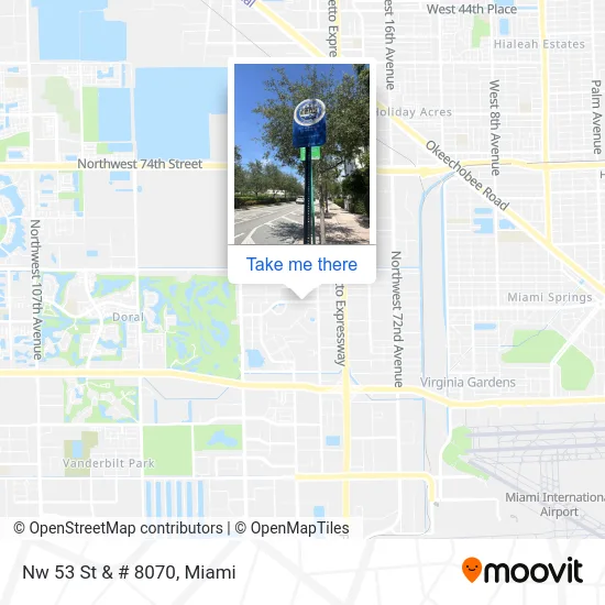 Nw 53 St & # 8070 map