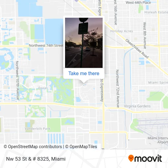 Nw 53 St & # 8325 map