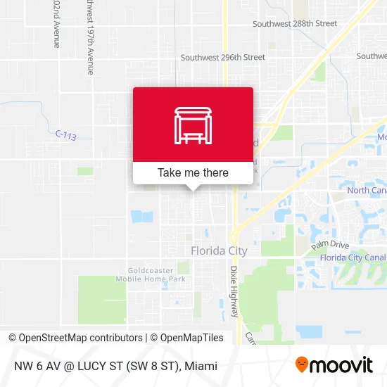 NW 6 AV @ LUCY ST (SW 8 ST) map
