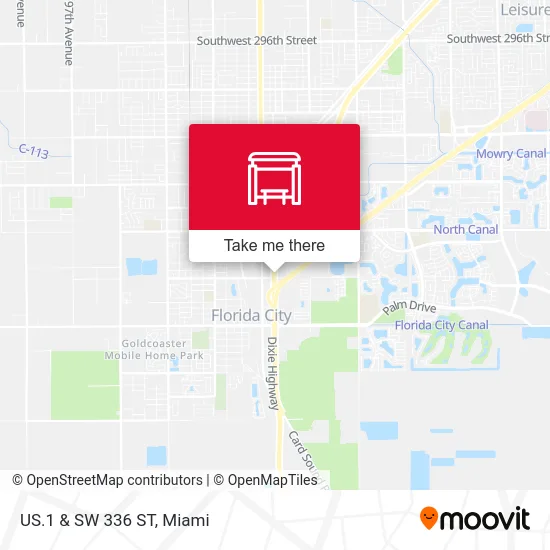 Mapa de US.1 & SW 336 ST