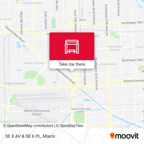 Mapa de SE 8 AV & SE 6 PL