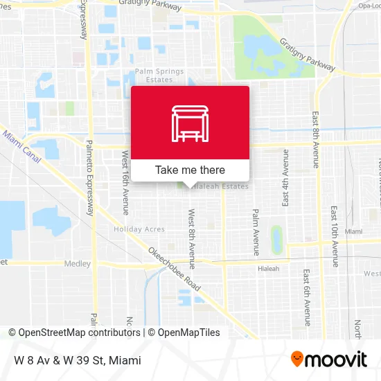 W 8 Av & W 39 St map