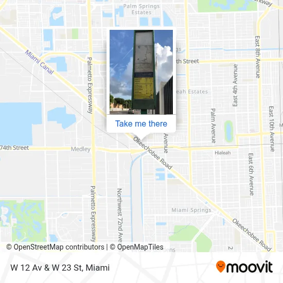 W 12 Av & W 23 St map