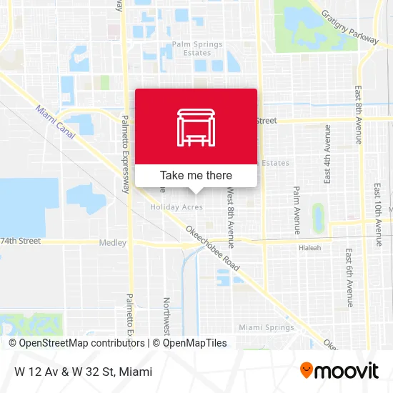 W 12 Av & W 32 St map