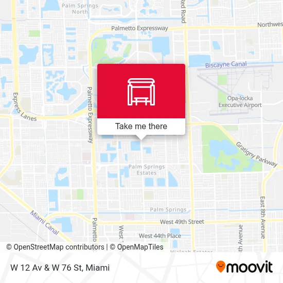 W 12 Av & W 76 St map