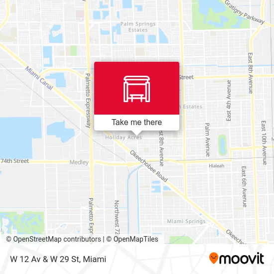 Mapa de W 12 Av & W 29 St