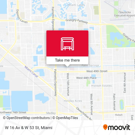 W 16 Av & W 53 St map