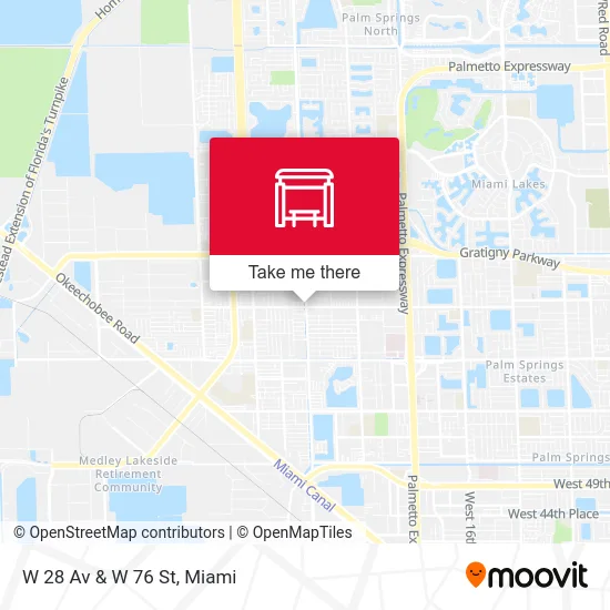 W 28 Av & W 76 St map