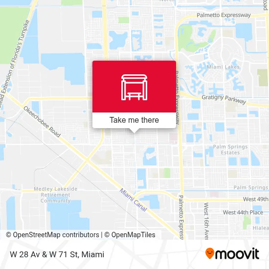 W 28 Av & W 71 St map