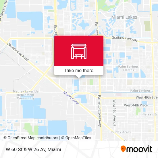 W 60 St & W 26 Av map