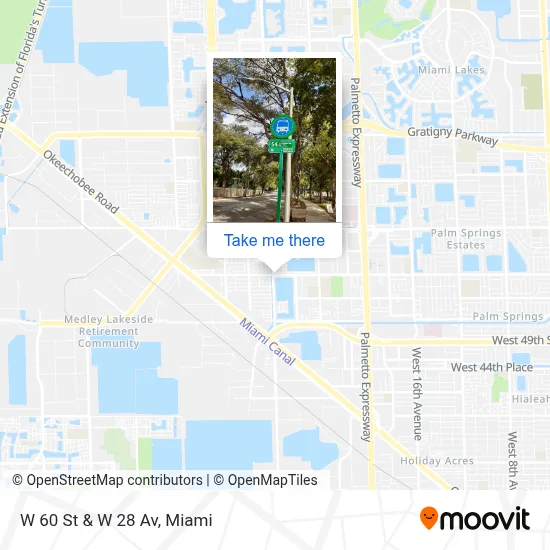 W 60 St & W 28 Av map