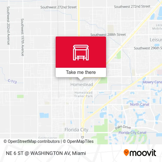 Mapa de NE 6 ST @ WASHINGTON AV