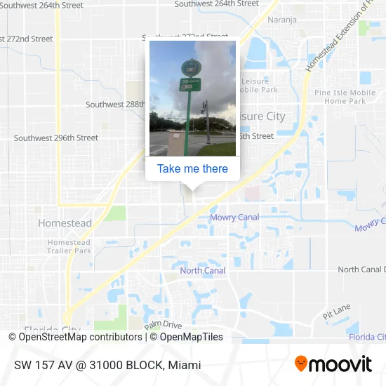 Mapa de SW 157 AV @ 31000 BLOCK