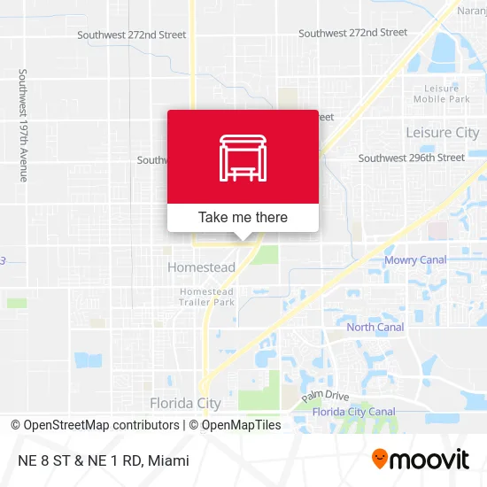 Mapa de NE 8 ST & NE 1 RD