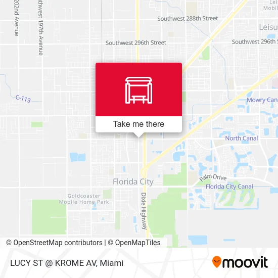 Mapa de LUCY ST @ KROME AV