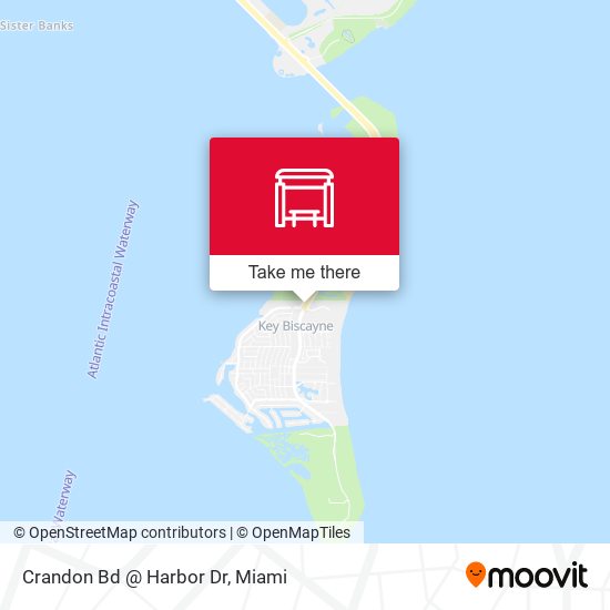 Crandon Bd @ Harbor Dr map