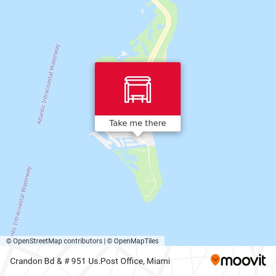 Crandon Bd & # 951 Us.Post Office map