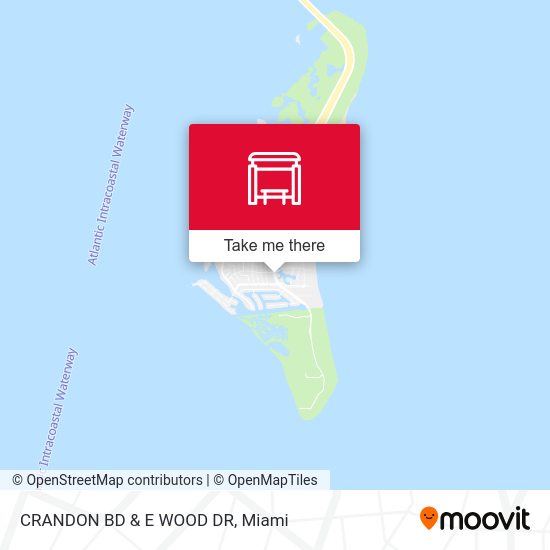 Mapa de CRANDON BD & E WOOD DR